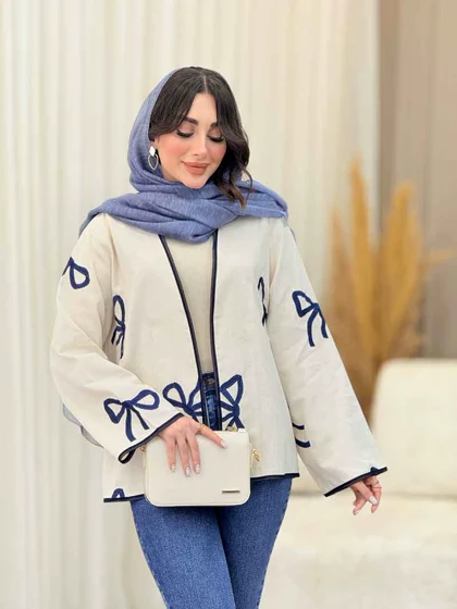 مانتو نواردوزی طرح پاپیون