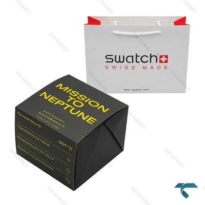 جعبه اورجینال ساعت مچی امگا سواچ ماموریت به نپتون Swatch-Box-7789-U