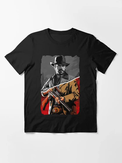 تیشرت بازی Red Dead Redemption | تیشرت رد دد ریدمپشن طرح Arthur Morgan Essential کد 159848