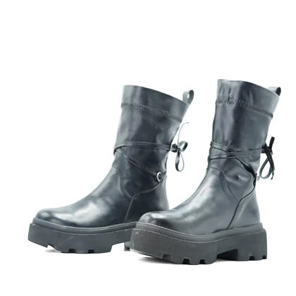 کفش نیم بوت زنانه استرج بندی مدل 0117_Boots