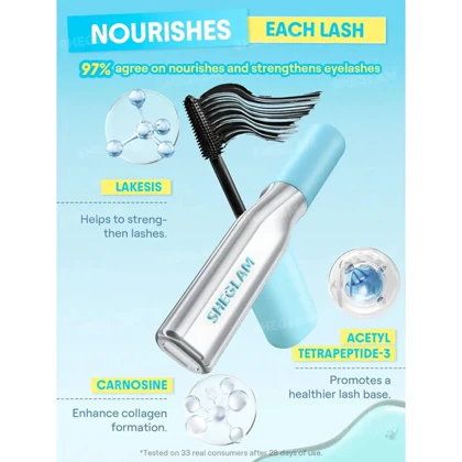 ریمل حجم دهنده مژه شیگلم مدل Lashlighter & Out . Lashlighter Infinite Tubing حجم 8 میلی‌لیتر