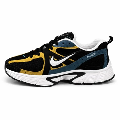 کفش کتانی مردانه رانینگ مدل نایکی P7000 مشکی خردلی کله غازی Nike P7000
