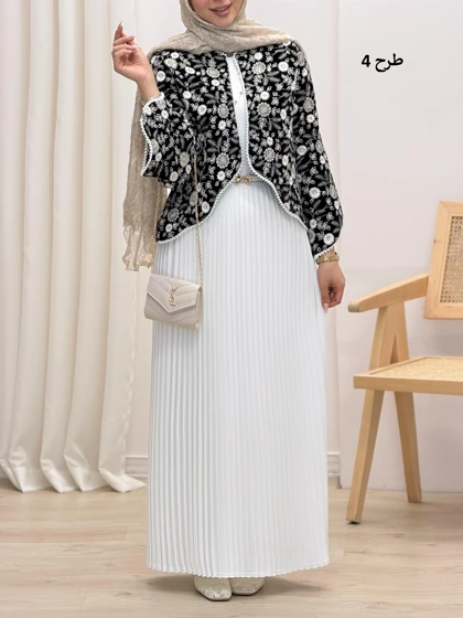 4053-کت و سارافون مزونی پری دخت