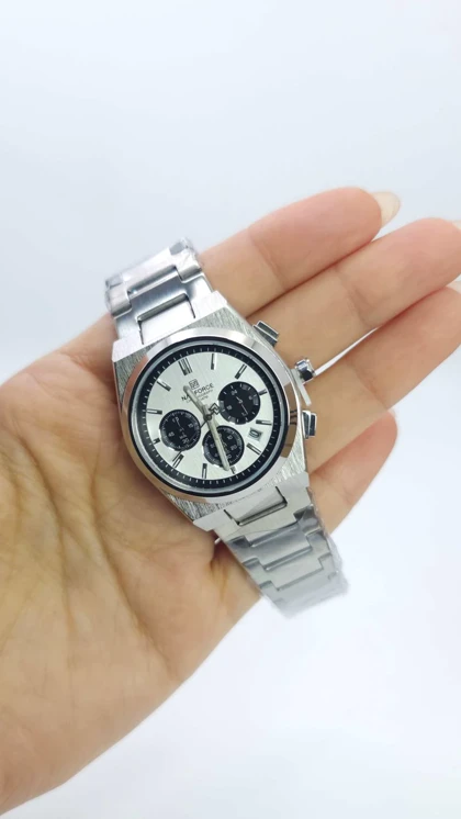 ساعت مچی زنانه نیوی فورس Naviforce 8048 کرنوگراف 3موتور فعال