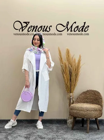 مانتو یقه انگلیسی ژیله دار