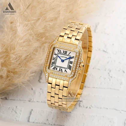 ساعت زنانه کارتیه پنتر Cartier Panthere M-64X GWD