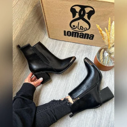 نیم‌بوت 6 سانت پاشنه جلوآهنی _ 1285