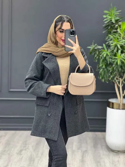 پالتو چهاردکمه دوجیب