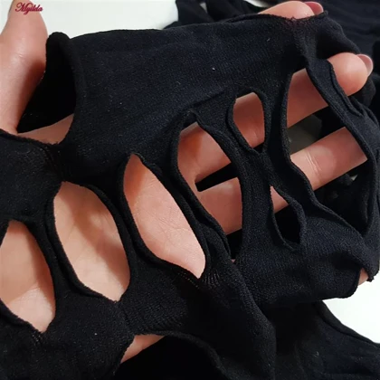 سرهمی فانتزی زنانه کد 4855-7143 رنگ مشکی