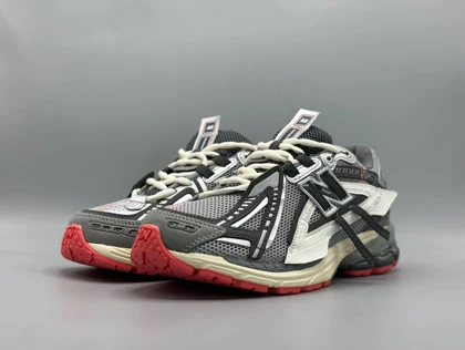 کتانی نیوبالانس 1906 ای طوسی کرم قرمز/New Balance