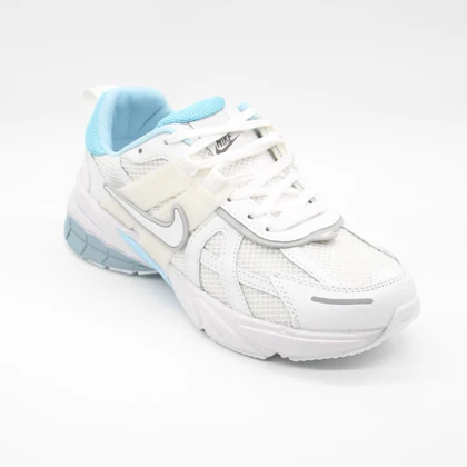 کتانی نایک V2K سفید آبی دخترانه کد 6869