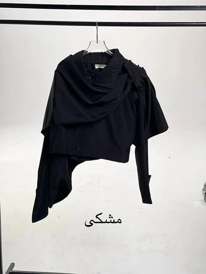 ترنچ کت شالدار بیوت - 200 - Beaut