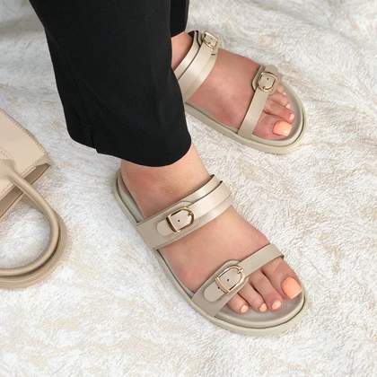 اسلیپر زنانه زارا (ZARA) مدل نورا رنگ کرم