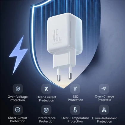 شارژر دیواری 45 وات جویروم Joyroom مدل JR-TCL05 با کابل