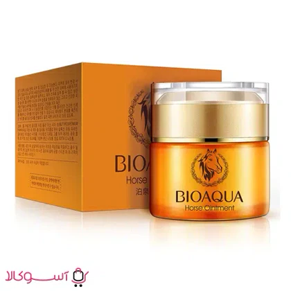کرم روشن کننده روغن اسب بیوآکوا مدل horse ointment وزن 50 گرم