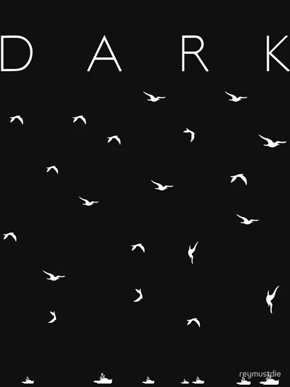 تیشرت کلاسیک دارک | تیشرت CLASSIC DARK طرح Dark Dead Birds (Netflix) کد 111077