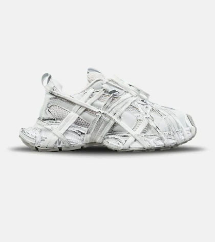 کفش کتانی مردانه و زنانه سفید BALENCIAGA 3Xl Exteme Laces مدل 8563