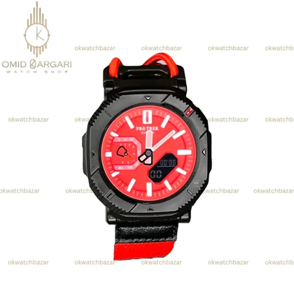 ساعت مچی کاسیو جی شاک پرو ترک قرمز Casio G-shock Protrek
