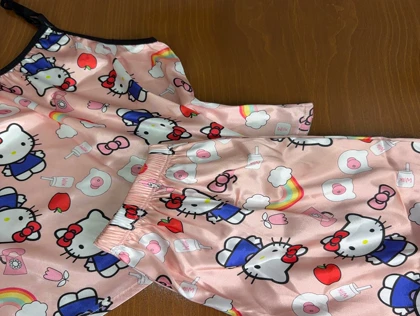 ست تاپ و شلوارک طرح کیتی 218