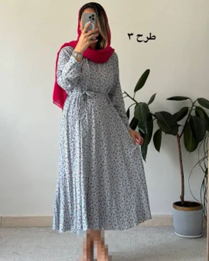 پیراهن ساحلی گل دخت