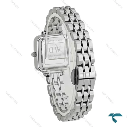 ساعت DW زنانه مربعی سیلور صفحه سرمه ای DW-7260-L