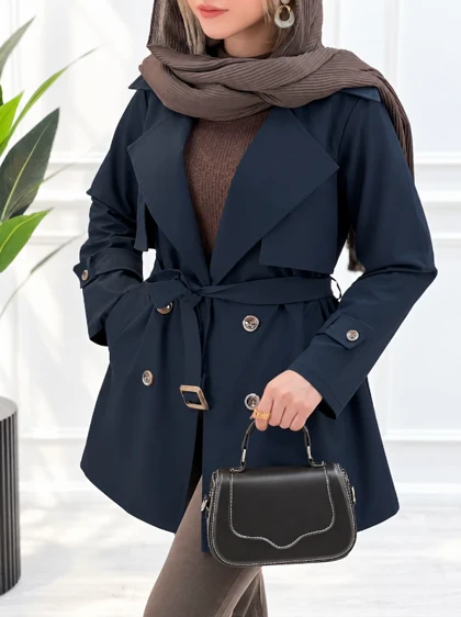 بارانی هلنا زنانه ژیله دار تی سی آستردار