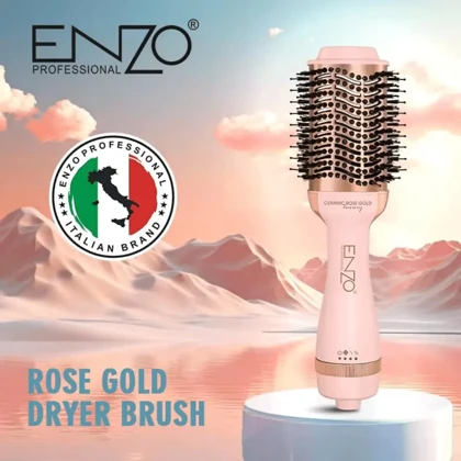 سشوار برس دار حالت دهنده انزو پروفیشینال مدل EN-6209 توان 1500 وات