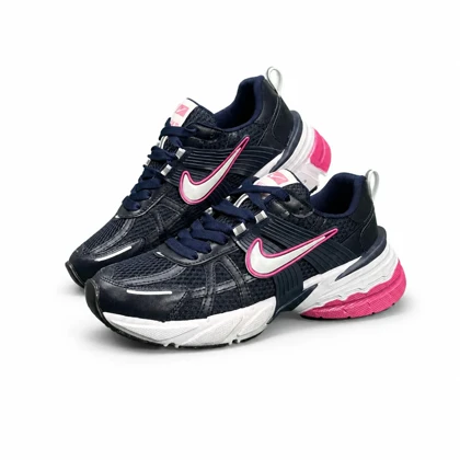 کفش کتانی زنانه نایکی v2k سرمه ای صورتی Nike V2k