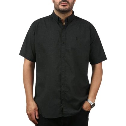 پیراهن آستین کوتاه لینن مردانه مدل 6215949