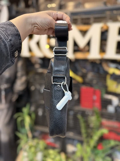 کیف دوشی چرم طبیعی هلند