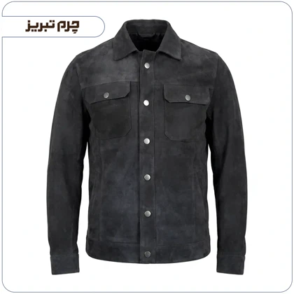 کاپشن مردانه چرم جیر کد K0629