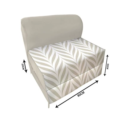 کاناپه تخت شو یک نفره گل مینیمال مدل M1148