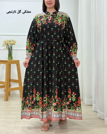 پیراهن ساحلی نخی آنیا ( طوبا نخی ) کد محصول 1596