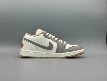کتانی نایکی جردن1لو کالج گری/Nike Air Jordan1 low