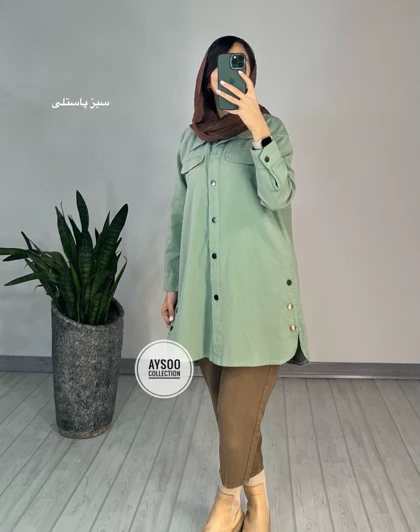 مانتو کتان پانیذ