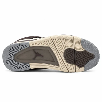 کفش و کتانی مردانه ساق‌دار مدل جردن NIKE AIR JORDAN 4 رنگ کرم کد 2396