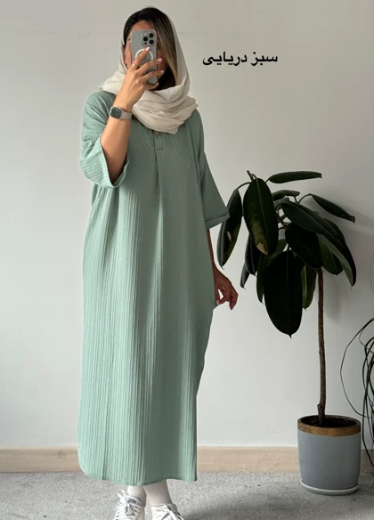 پیراهن مانتویی ساحل 9