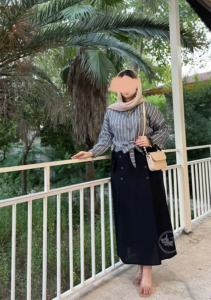 ست شومیز و دامن نیکا