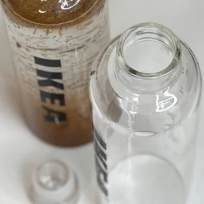 بطری پیرکس شفاف 500 میل طرح ایکیا