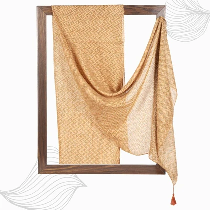 شال طرح خطی زنانه - 39251734