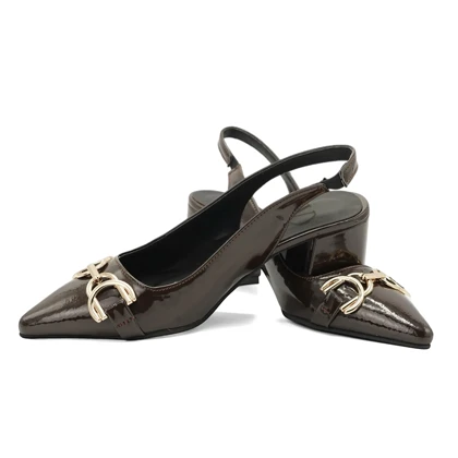کفش مجلسی زنانه پاشنه‌دار 5 سانت مدل 402842 _ sandal valentino