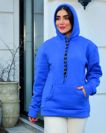 هودی زنانه مدل vestro (ابی)