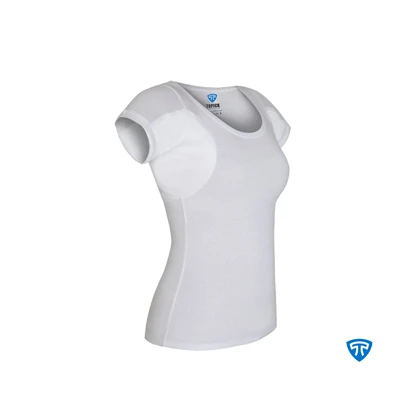 تیشرت ضد تعریق زنانه سفید