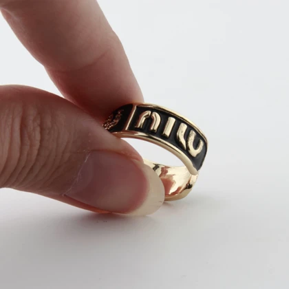 انگشتر زنانه میناکاری miu