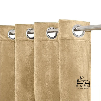 پرده آماده مخمل ویولت