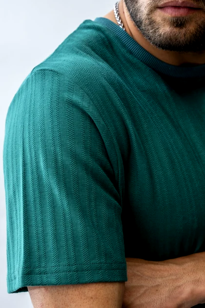 تیشرت بیسیک ژاکارد مردانه