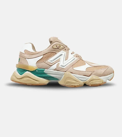 کفش کتانی مردانه کرم قهوه ای سبز NEW BALANCE 9060