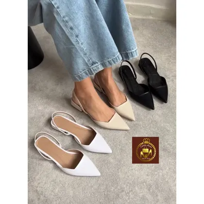 صندل زنانه تابستانی رکابدار نوک تیز مدل الهام