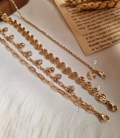 دستبند طرح طلا ژوپینگ D23