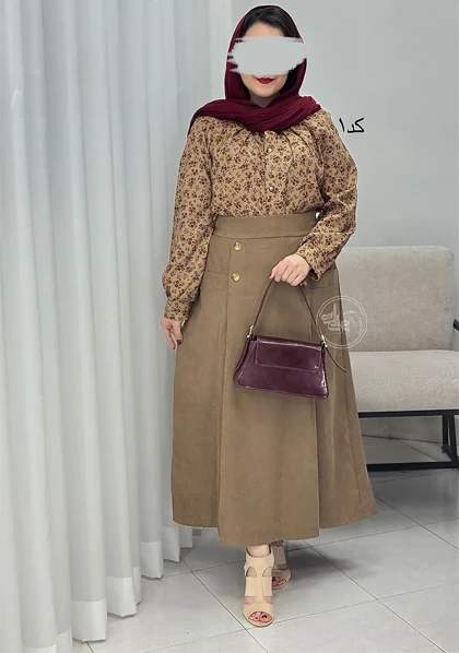 ست شومیز و دامن ملیسا